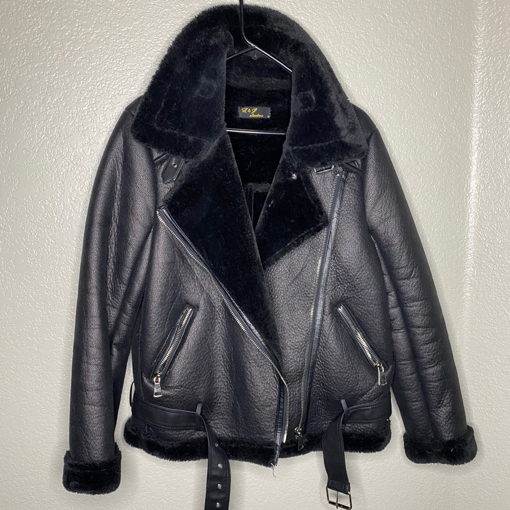 Black Aviator Jacket